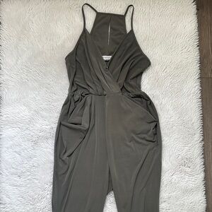 Olive Green Women's Jumpsuit